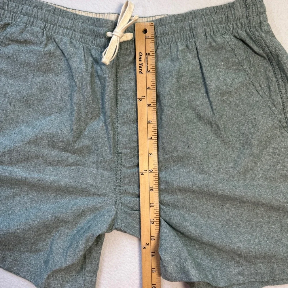 NWT J. CREW Linen Blend Shorts Mens Size L (33x5.5) Light Green Preppy Lagenlook